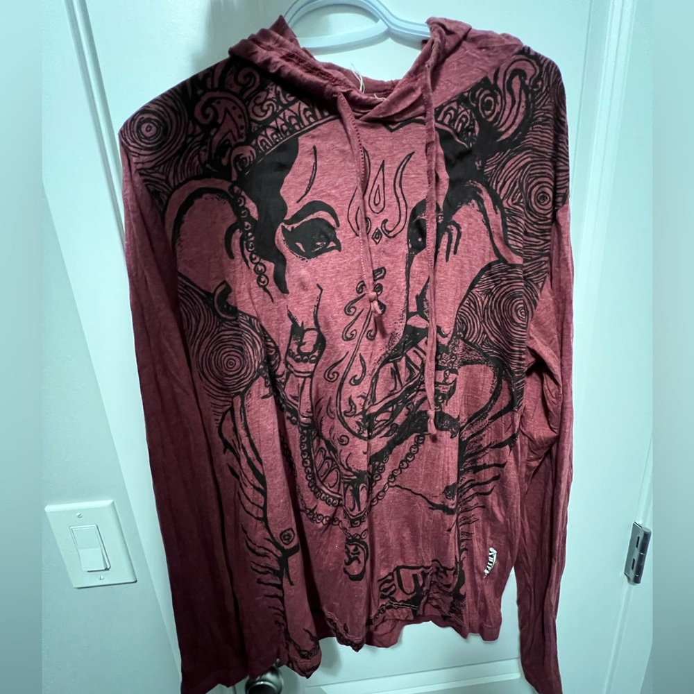 Boho festival pullover light top